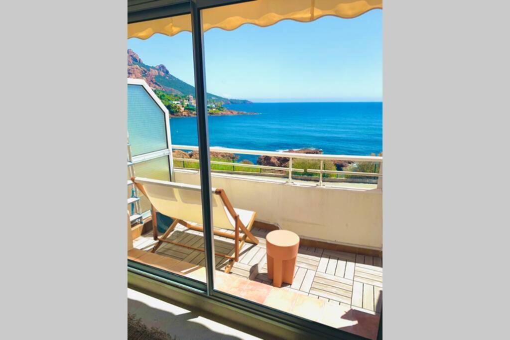Appartamento Antheor - vue exceptionnelle - refait à neuf 4 couchages Saint-Raphaël Esterno foto