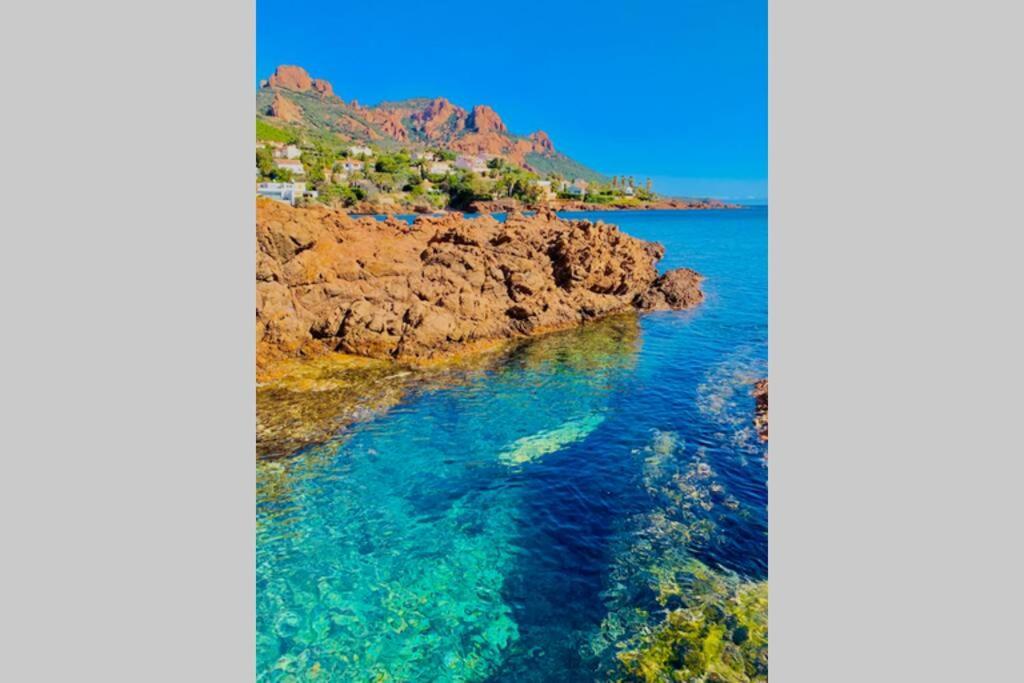 Appartamento Antheor - vue exceptionnelle - refait à neuf 4 couchages Saint-Raphaël Esterno foto