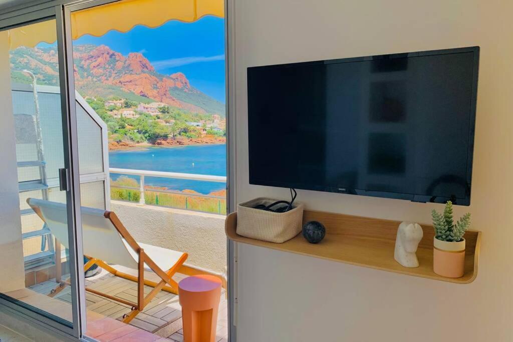 Appartamento Antheor - vue exceptionnelle - refait à neuf 4 couchages Saint-Raphaël Esterno foto