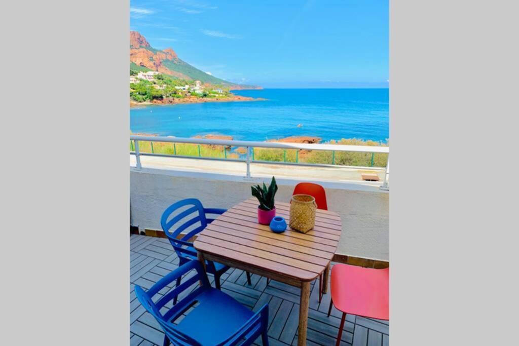 Appartamento Antheor - vue exceptionnelle - refait à neuf 4 couchages Saint-Raphaël Esterno foto