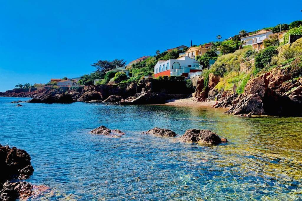 Appartamento Antheor - vue exceptionnelle - refait à neuf 4 couchages Saint-Raphaël Esterno foto